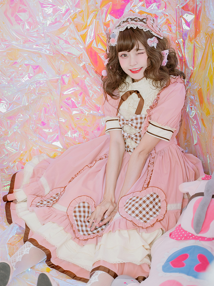 OP ♥Ready to Ship♥  To My Little Cherry ♥  Sweet Lolita Long Sleeve Dress