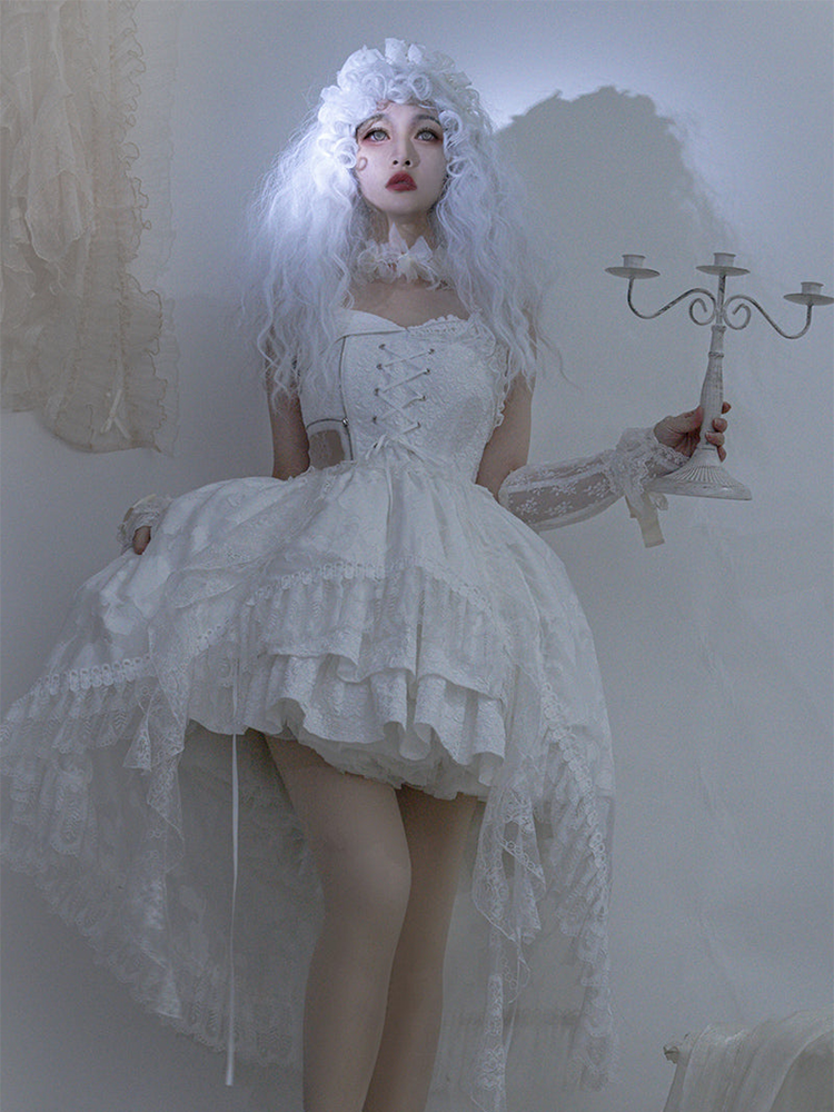 White gothic dress best sale