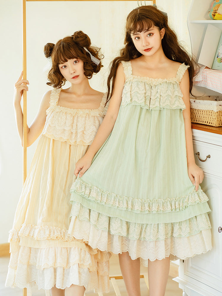 Night Dress Set♥Ready to Ship♥Cosy Holiday 3.0♥Sweet Lolita Sleepwear & Lounge Wear