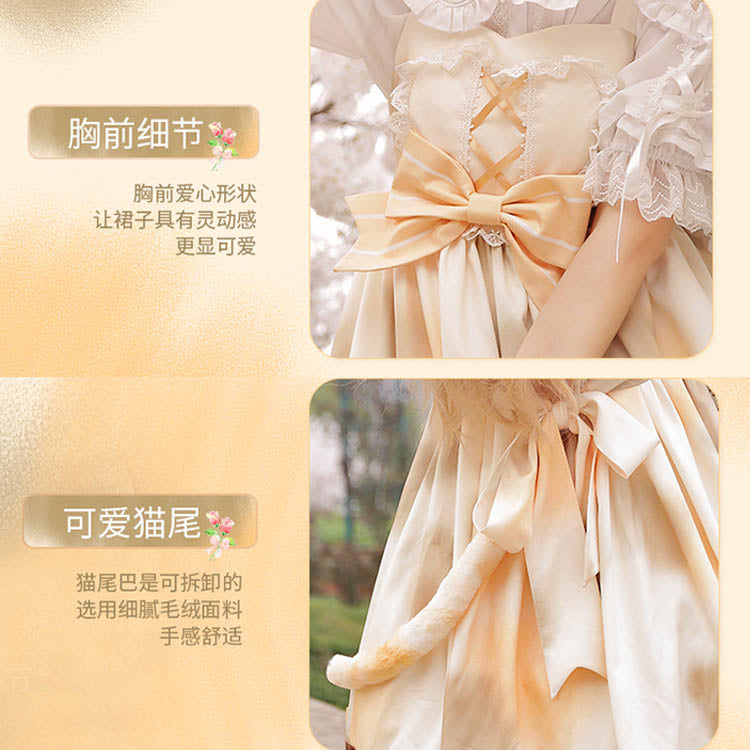 JSK ♥Ready to Ship♥Lazy Kitten♥Sweet Lolita Dress