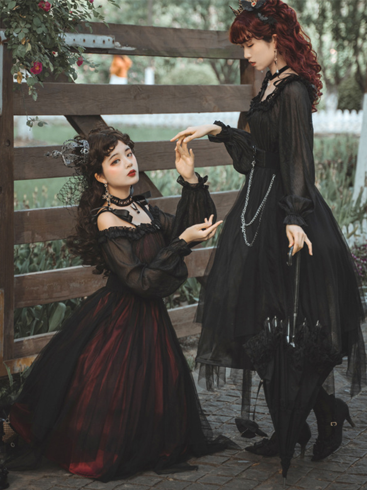 OP ♥Ready to Ship♥Shadow Maiden Killer♥Gothic Lolita Dress