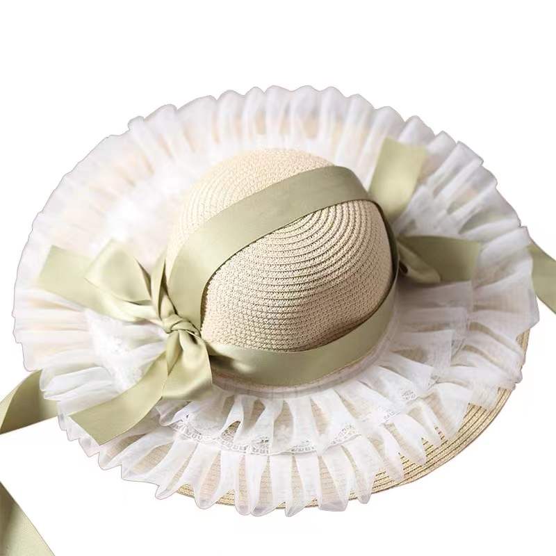 Summer Holiday Celandine Green Straw Hat