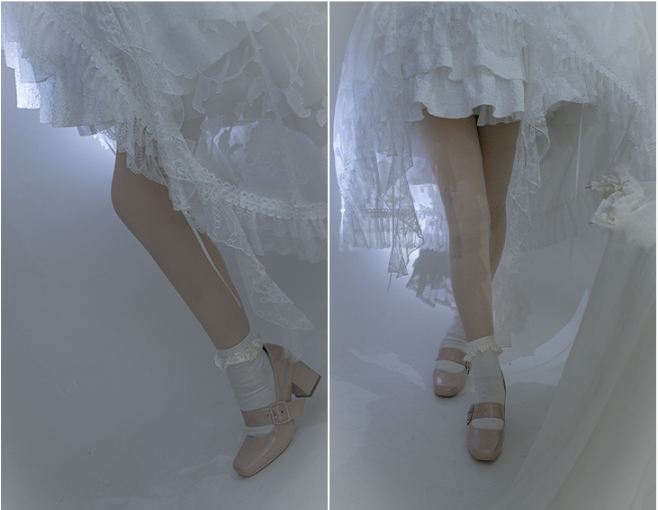 JSK ♥Ready to Ship♥White Lover♥ Gothic Lolita Dress