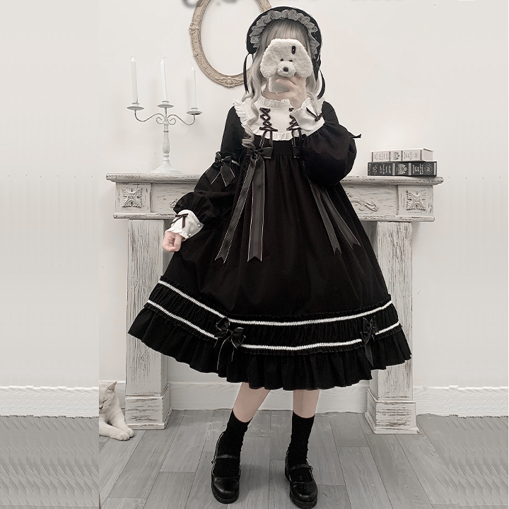 OP♥ Ready to Ship♥Cradle Doll Sweet Lolita Dress OP