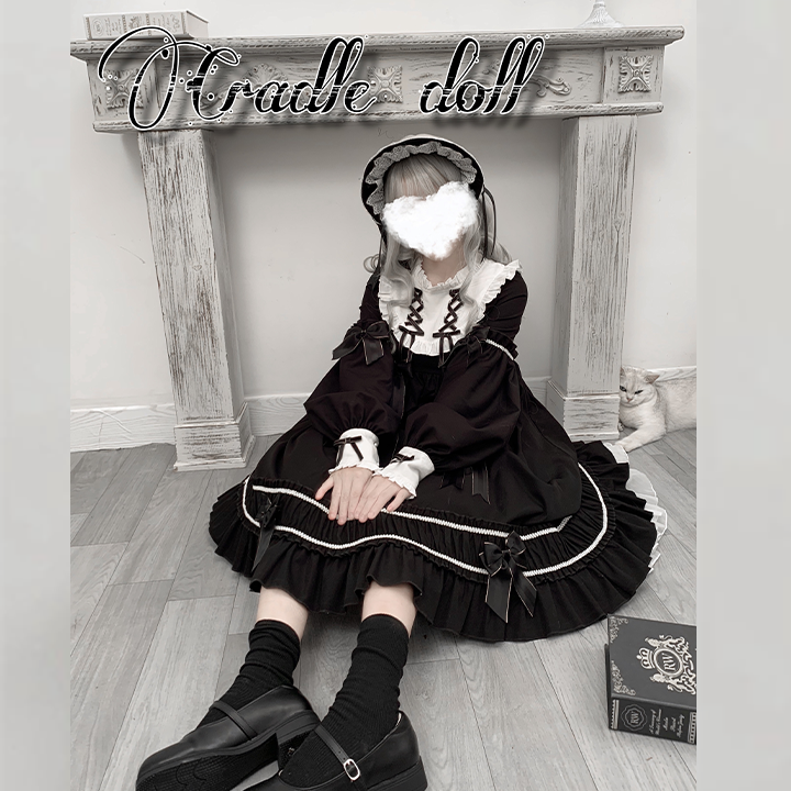 OP♥ Ready to Ship♥Cradle Doll Sweet Lolita Dress OP