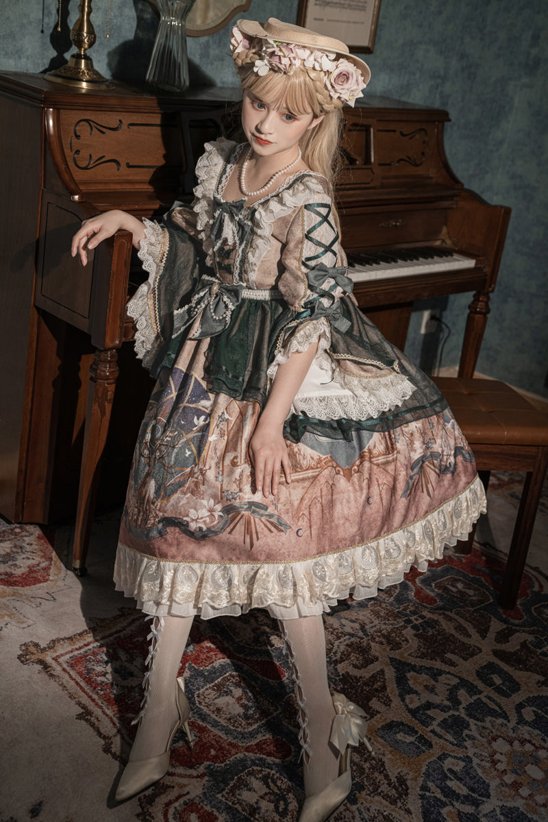 OP ♥Ready to Ship♥Deer God Carols♥Lolita Dress