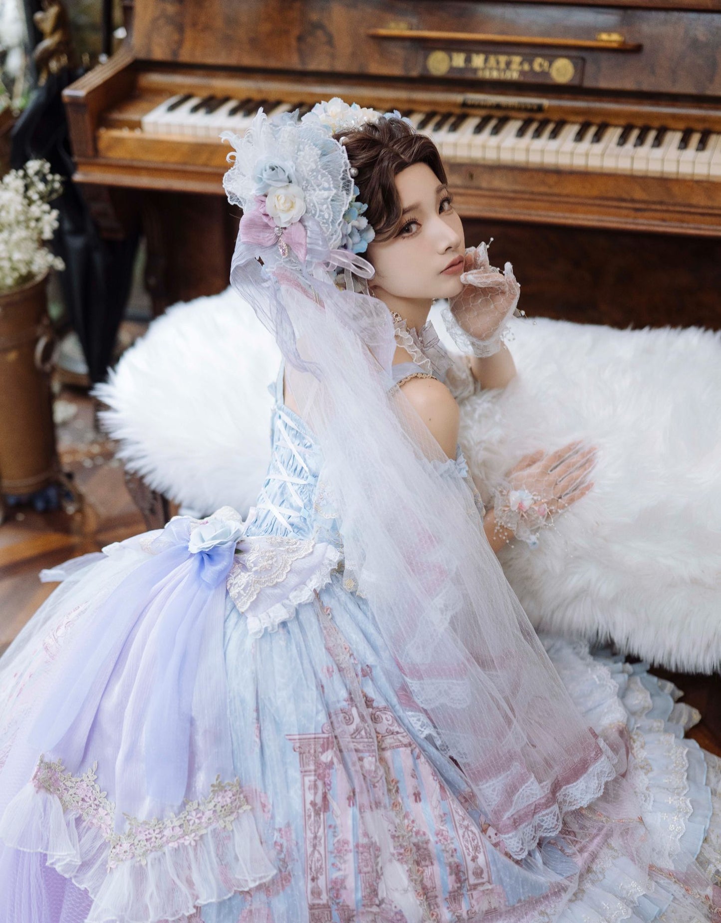 JSK Set ♥Ready to Ship♥Song in the moonlight ♥Hime Lolita Dress