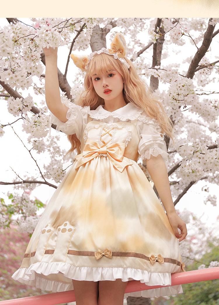 JSK ♥Ready to Ship♥Lazy Kitten♥Sweet Lolita Dress