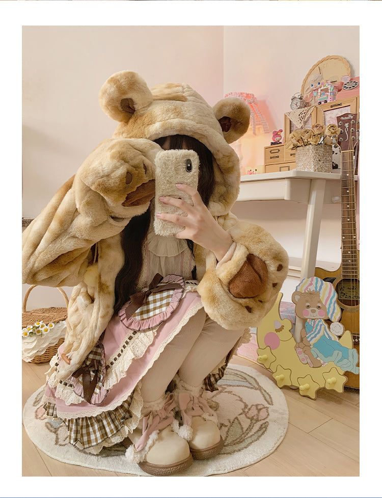 Winter Coats♥Ready to Ship♥Lying Bear♥Sweet Lolita