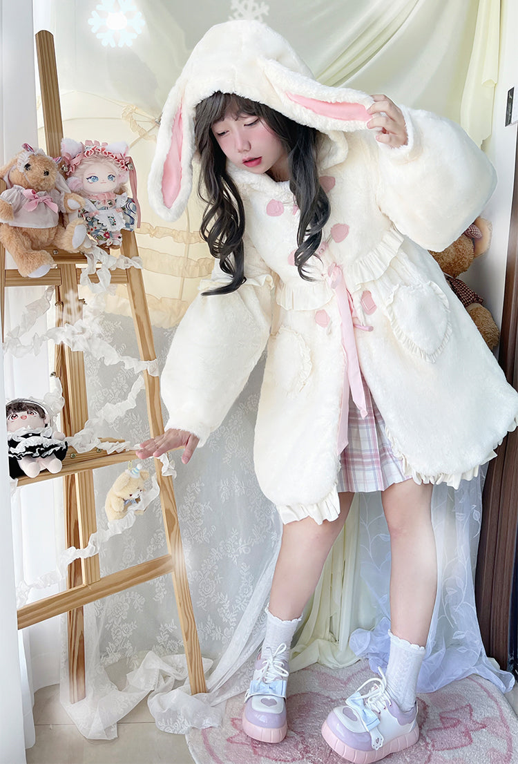 Winter Coats♥Ready to Ship♥Long Eared Rabbit♥Sweet Lolita Coat