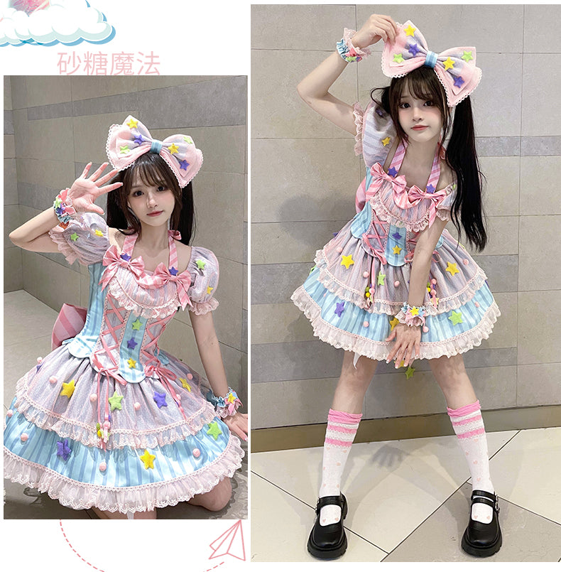 OP Dress Full Set♥Ready to Ship 1 Month♥ Sugar Magic ♥Sweet Lolita Dress