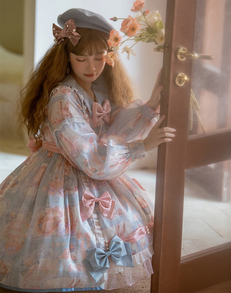 OP♥ Ready to Ship♥Rabbit Candy Wrapper ♥Sweet Lolita Dress