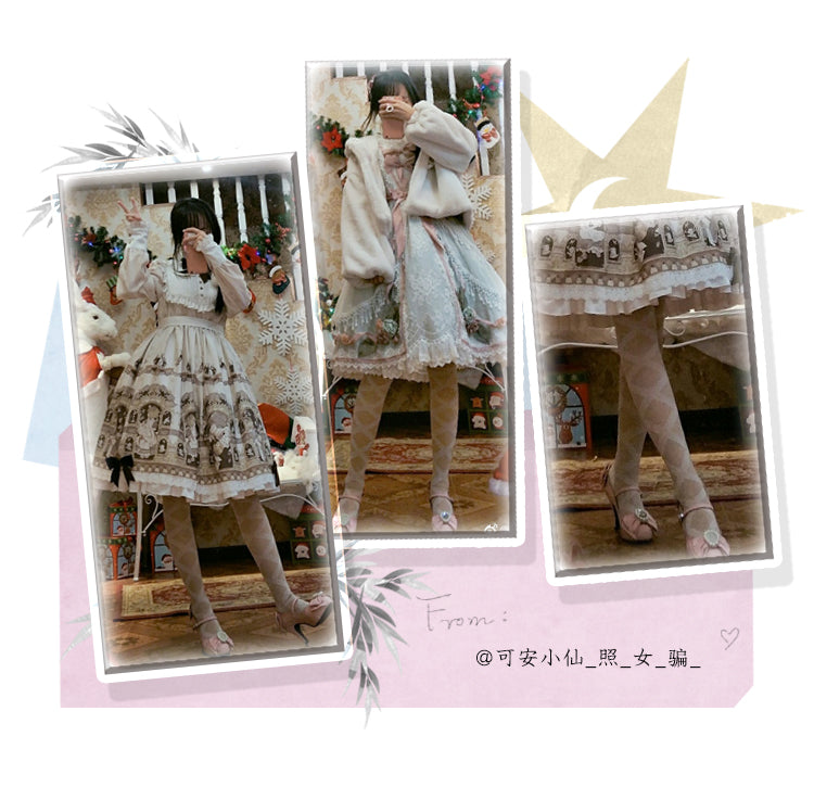 Ribbon Doll Lolita Tights By Yidhra