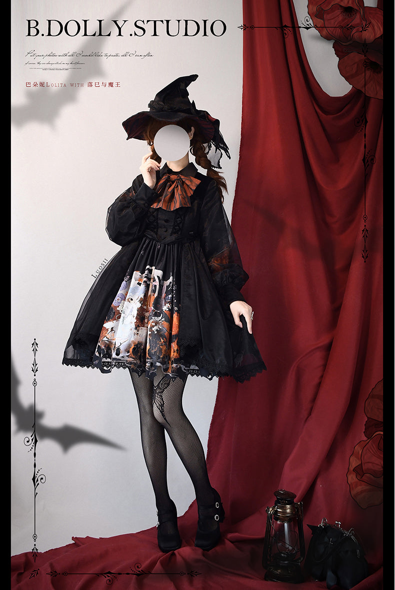 JSK Dress♥Ready to Ship♥ Red Rabbit Witch ♥Gothic Lolita Dress