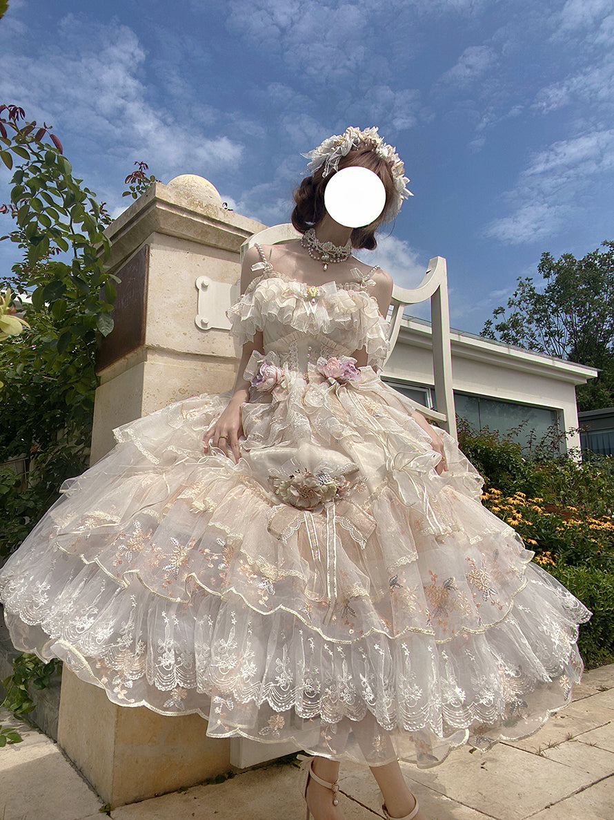 JSK Dress♥Pre-order-2 Months♥ Flower God Flora ♥Hime Lolita Dress