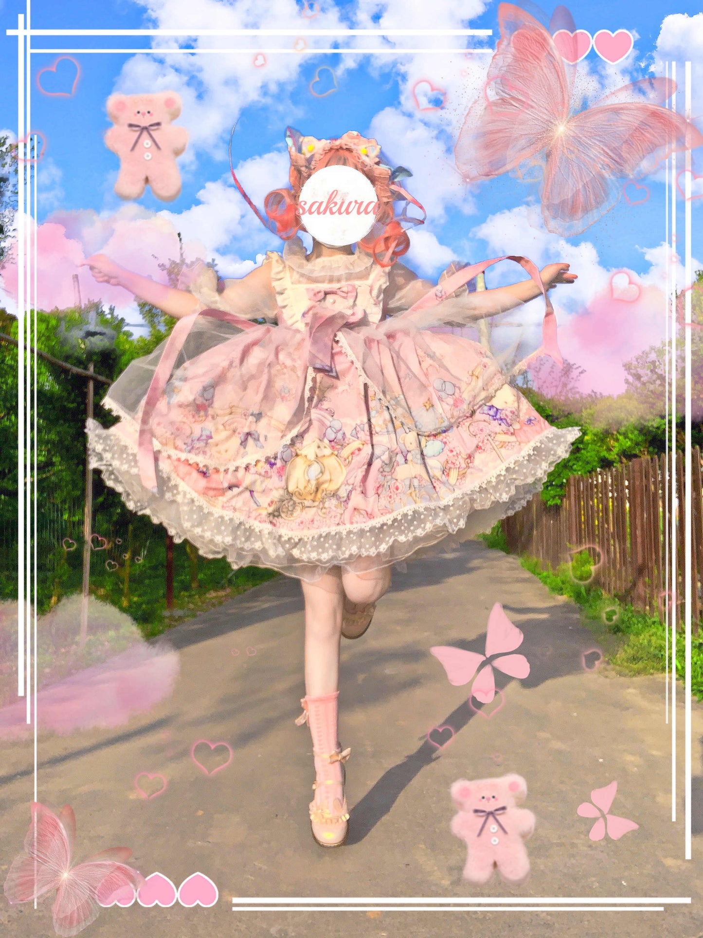 JSK Dress♥Ready to Ship♥Party Bear ♥ Sweet Lolita Dress