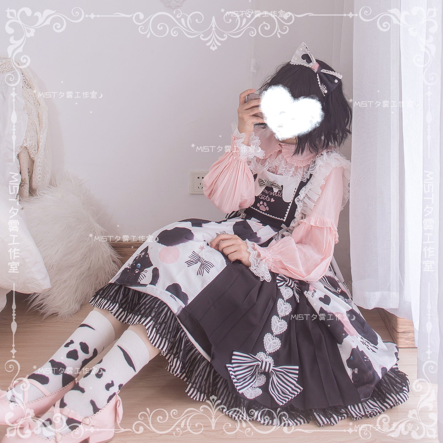 Blouse ♥pre-order 2 weeks♥Cream Sweetheart♥ Sweet Lolita
