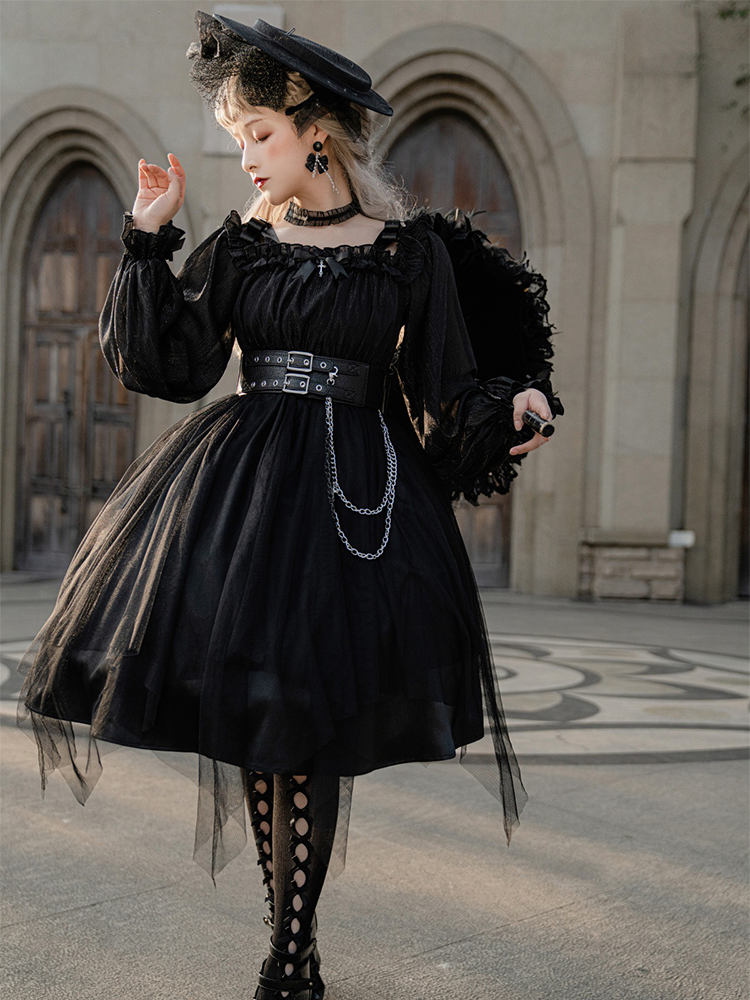 OP ♥Ready to Ship♥Shadow Maiden Killer♥Gothic Lolita Dress