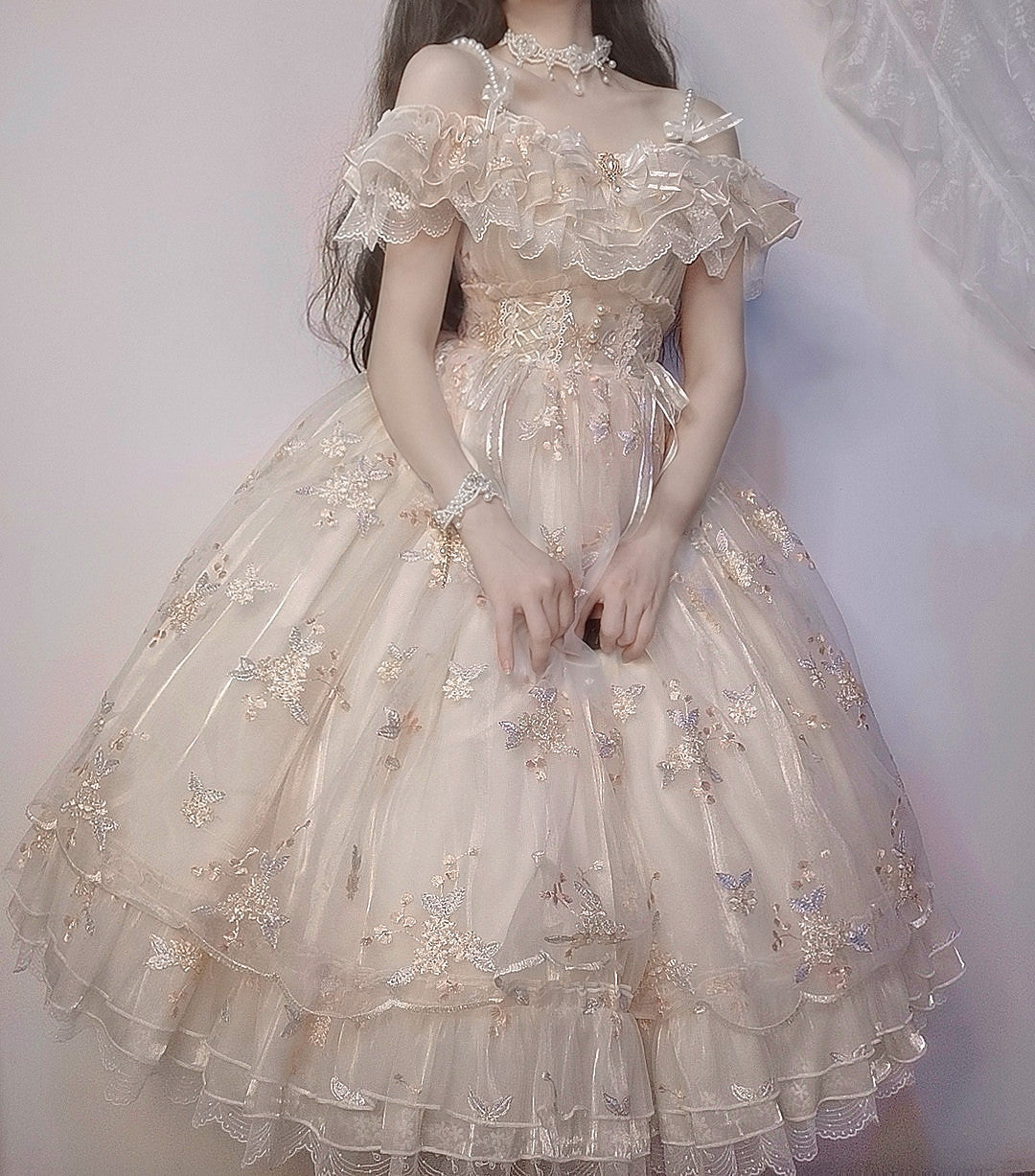 JSK Dress♥Pre-order-2 Months♥ Flower God Flora ♥Hime Lolita Dress
