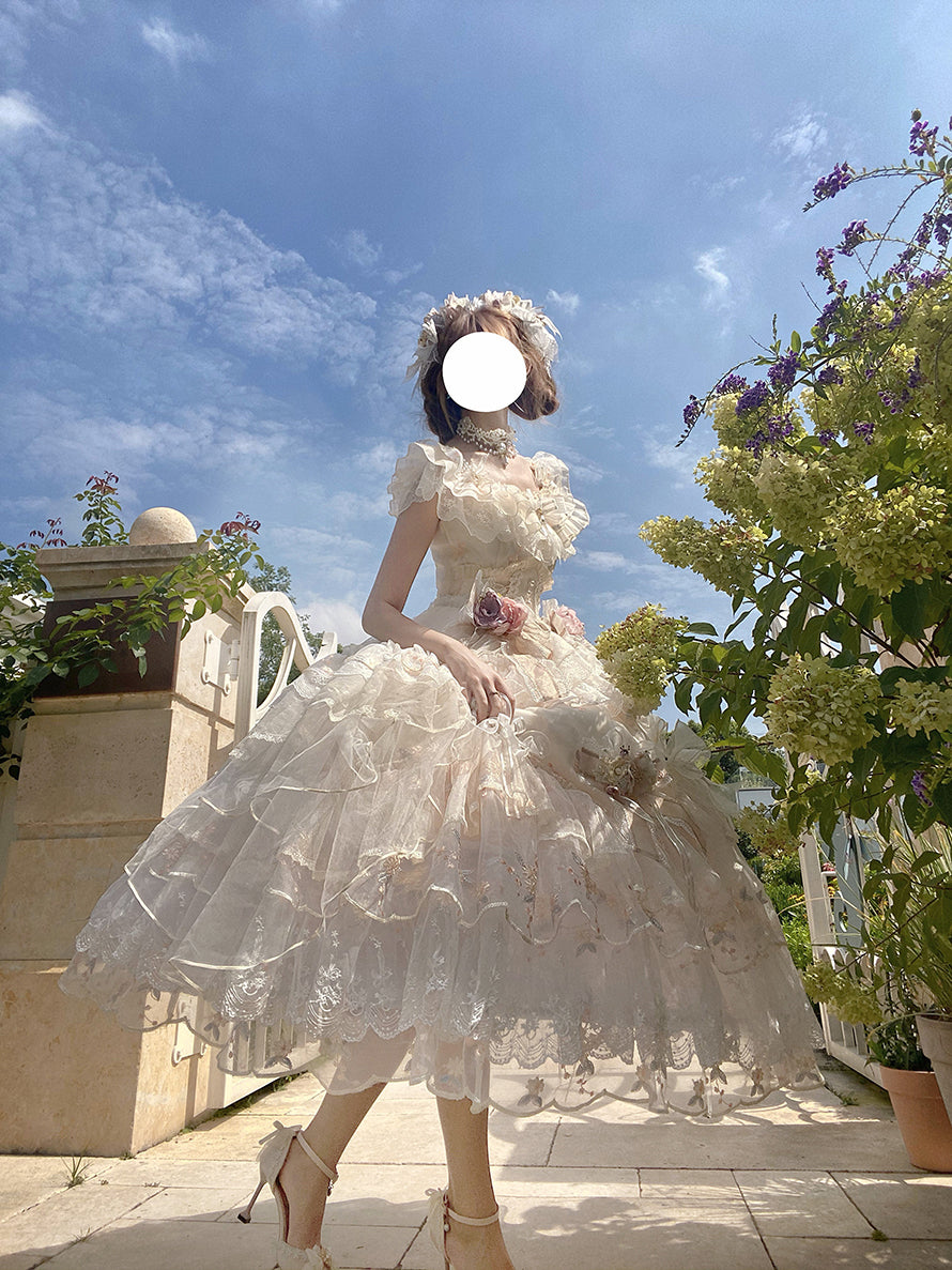 JSK Dress♥Pre-order-2 Months♥ Flower God Flora ♥Hime Lolita Dress