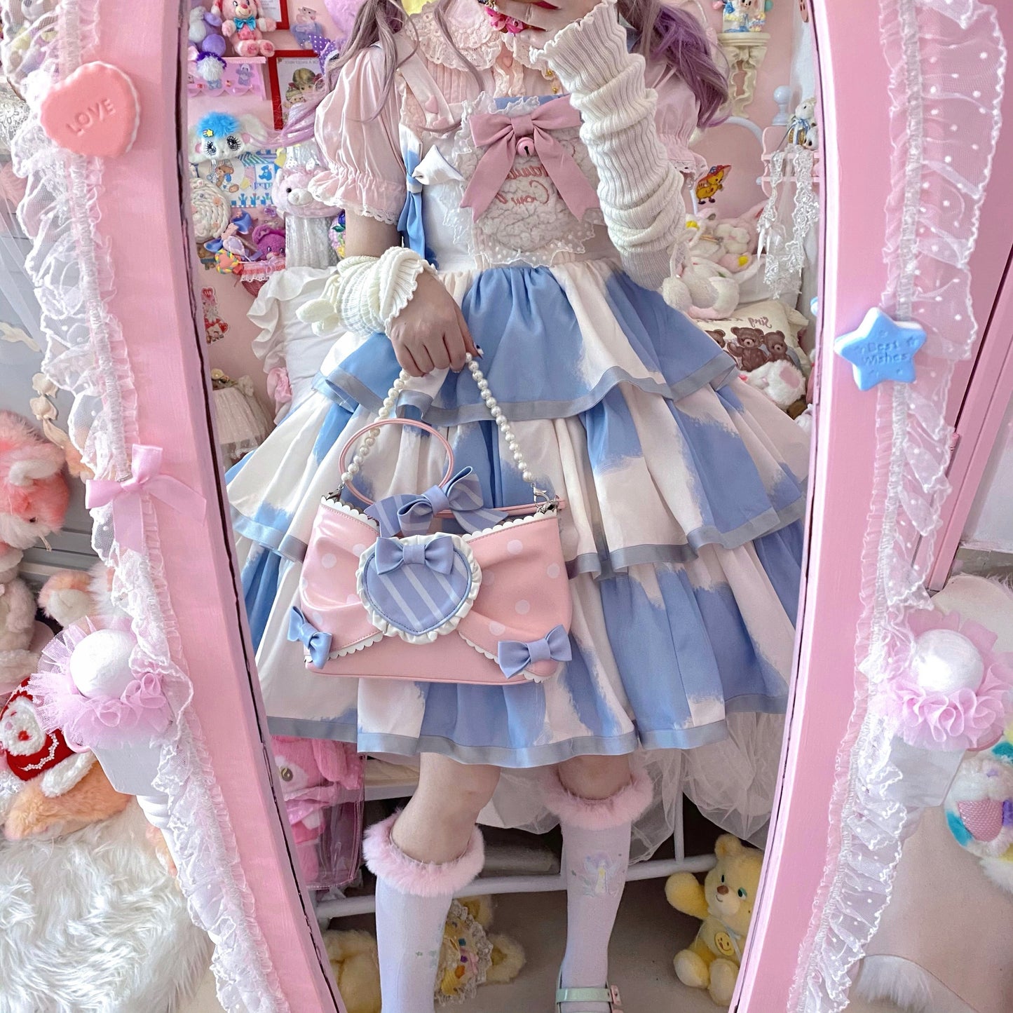 JSK Dress♥Pre-order 3 weeks♥ Strawberry Cow♥Sweet Lolita Dress