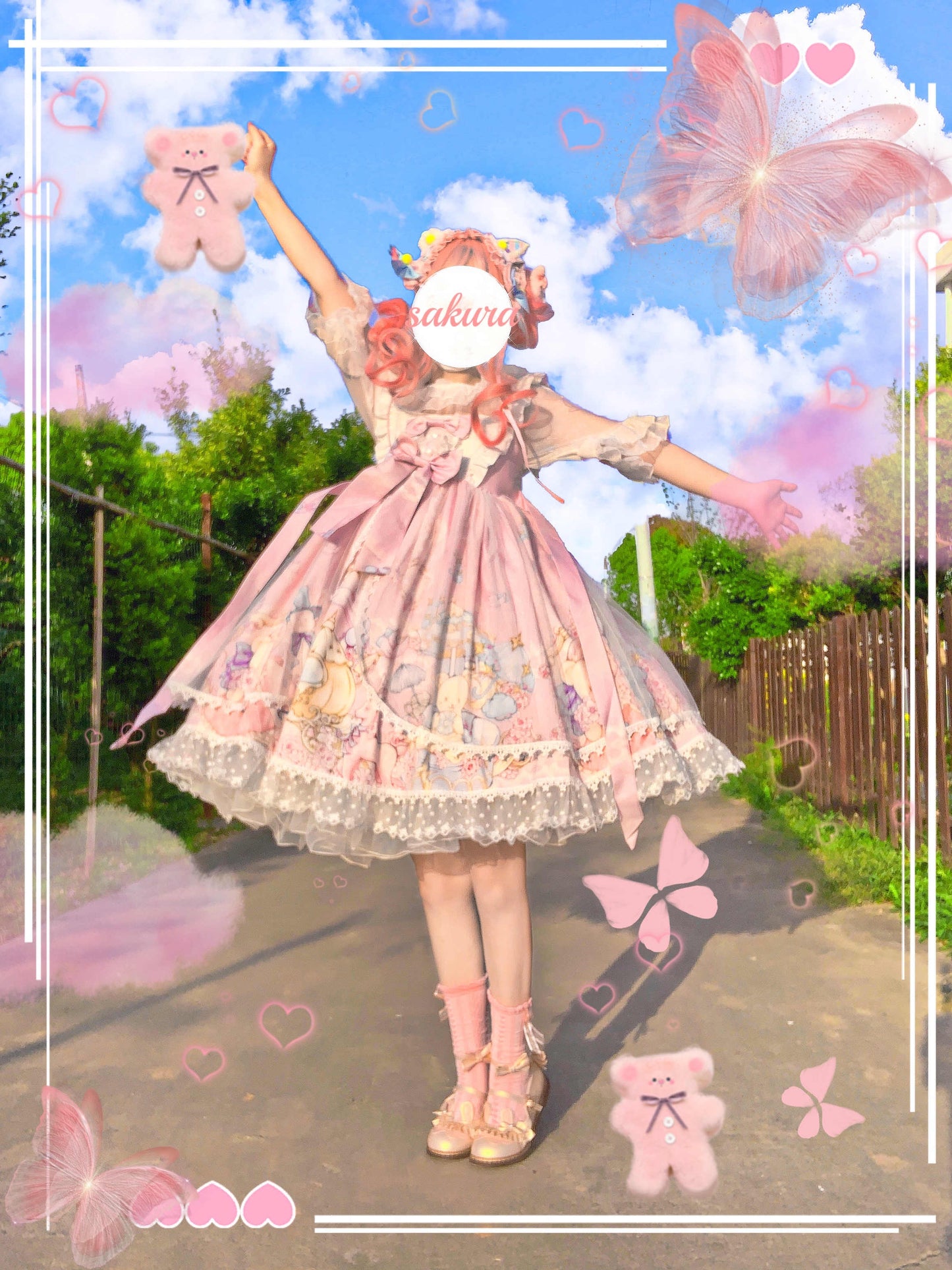 JSK Dress♥Ready to Ship♥Party Bear ♥ Sweet Lolita Dress
