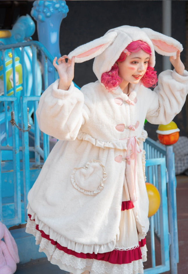 Winter Coats♥Ready to Ship♥Long Eared Rabbit♥Sweet Lolita Coat