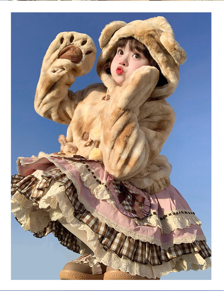 Winter Coats♥Ready to Ship♥Lying Bear♥Sweet Lolita