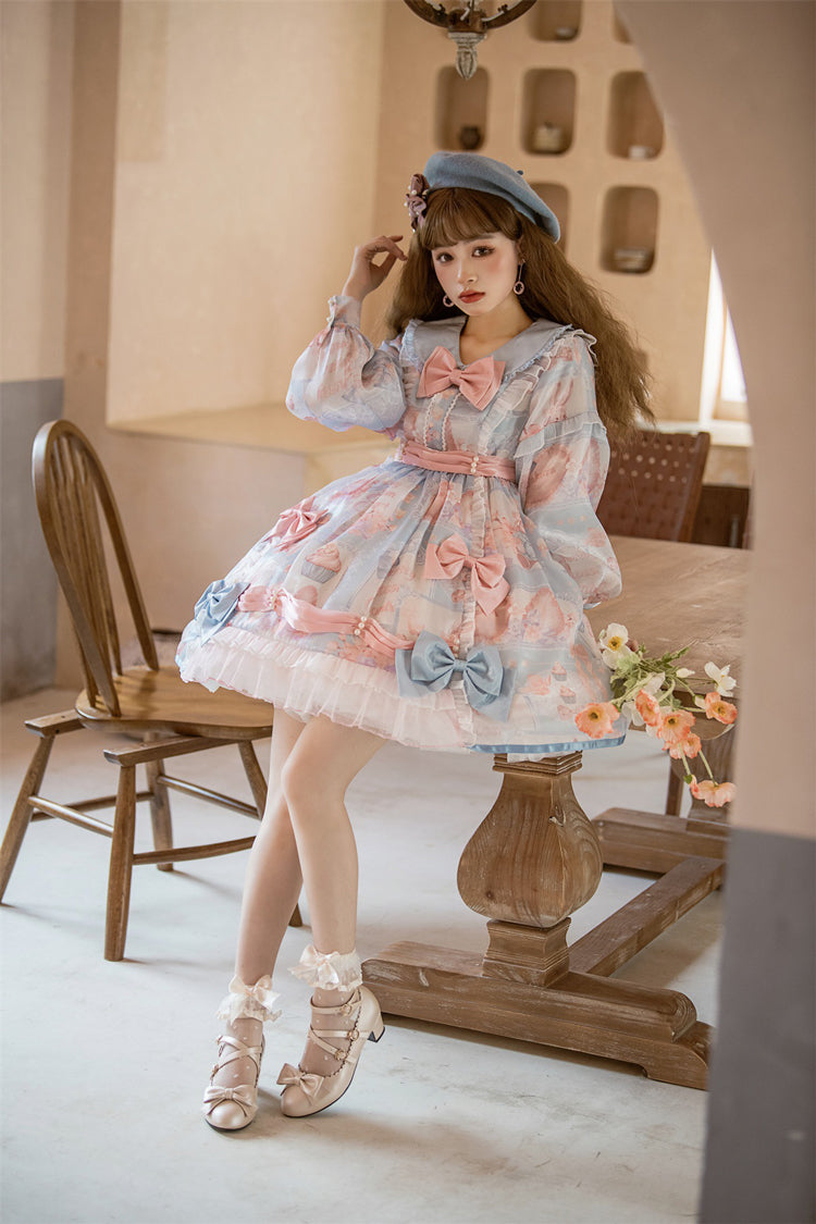 OP♥ Ready to Ship♥Rabbit Candy Wrapper ♥Sweet Lolita Dress