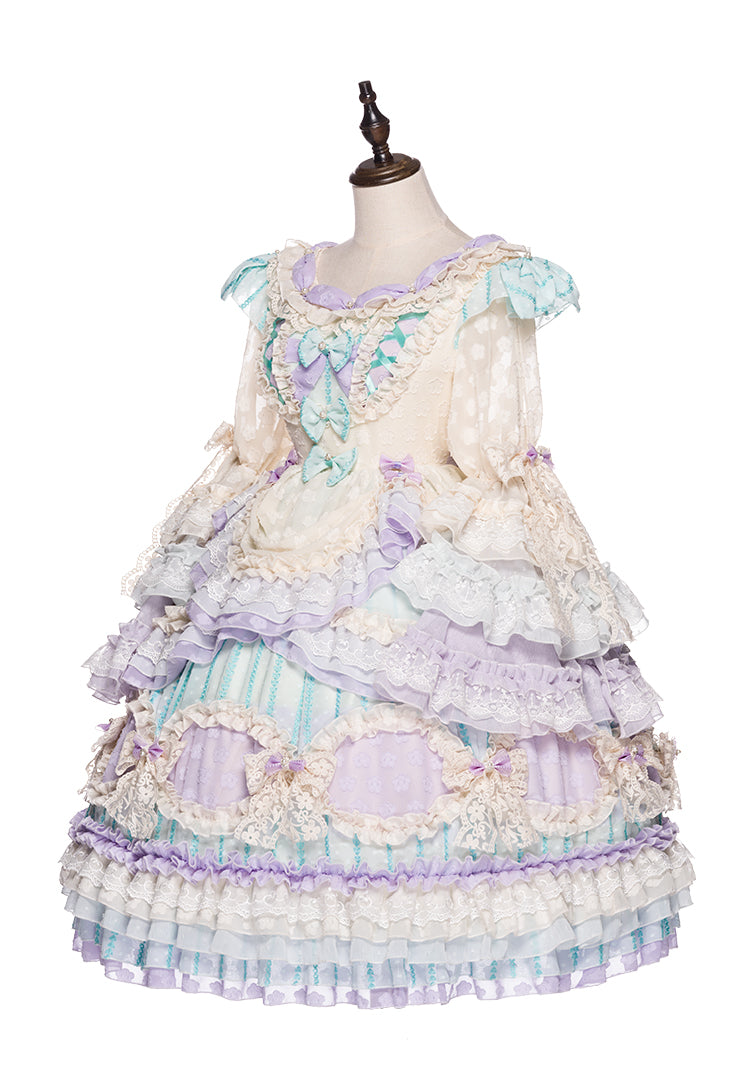 OP Dress ♥Ready to Ship♥Rainbow Bubble ♥Romantic Lolita Dress