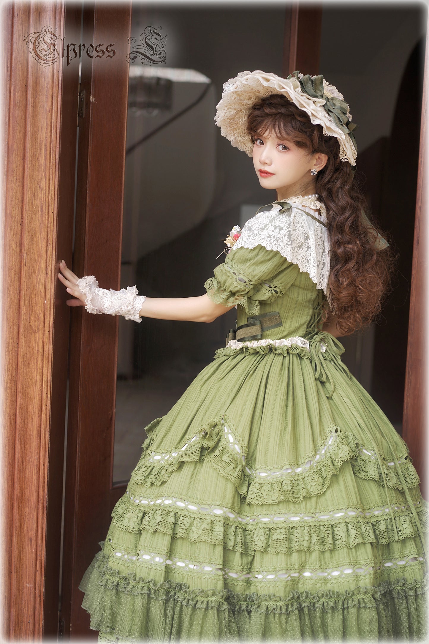 OP Dress Full Set♥Pre-order 3 months♥ Xingxiang Green Color ♥Sweet Lolita Dress