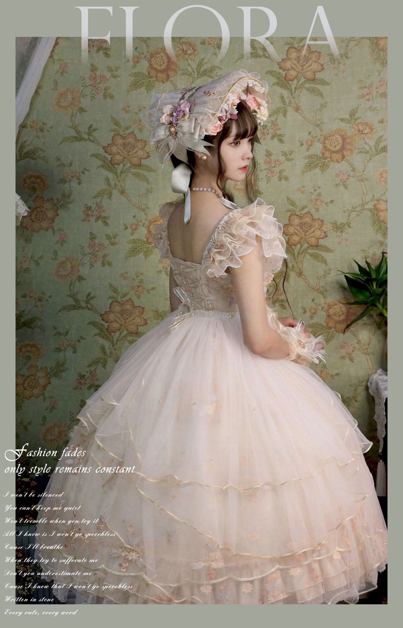 JSK Dress♥Pre-order-2 Months♥ Flower God Flora ♥Hime Lolita Dress