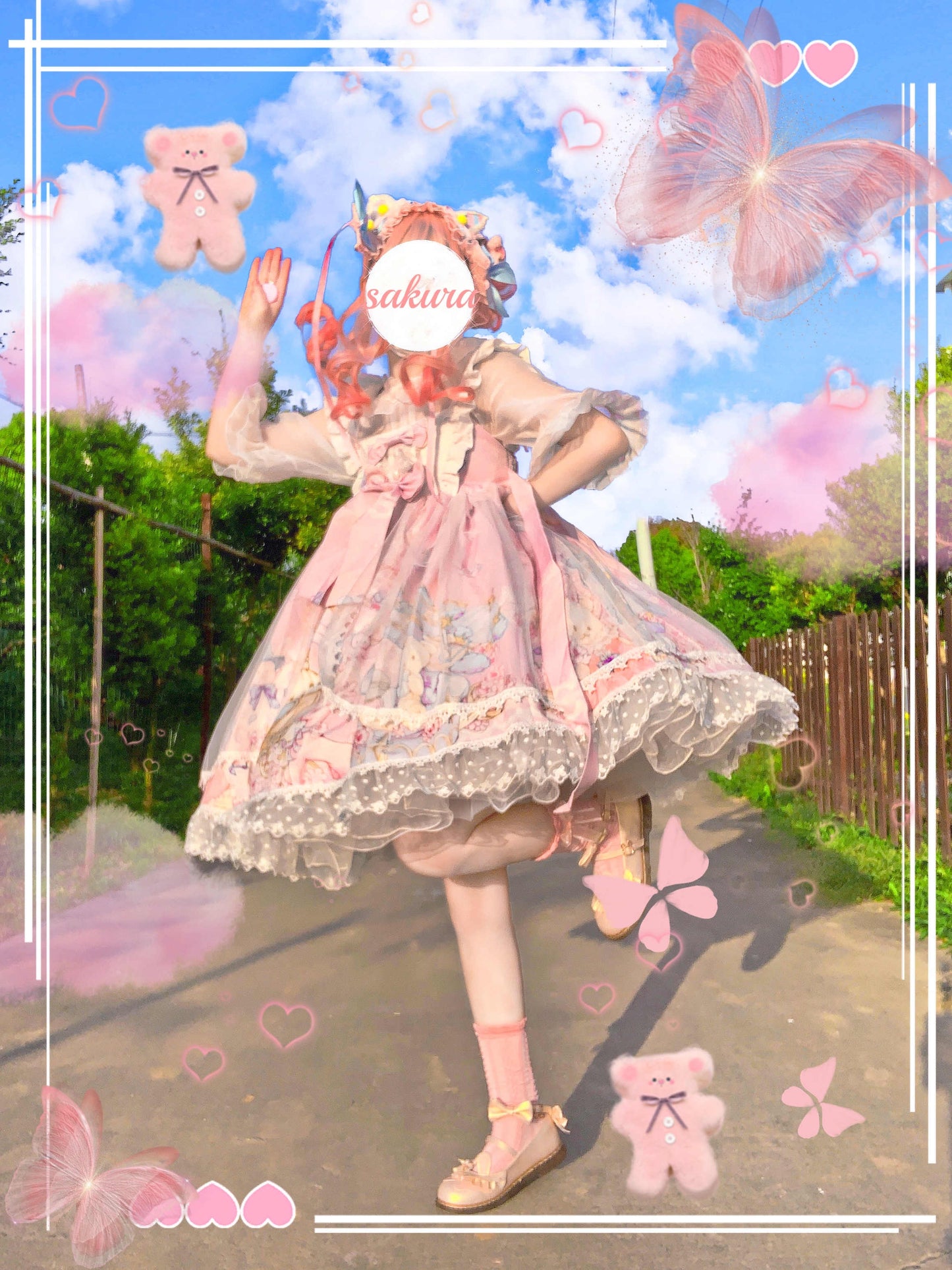 JSK Dress♥Ready to Ship♥Party Bear ♥ Sweet Lolita Dress