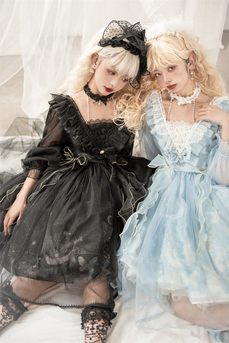 OP♥Ready to Ship♥Planet Butterfly♥Sweet Lolita Dress