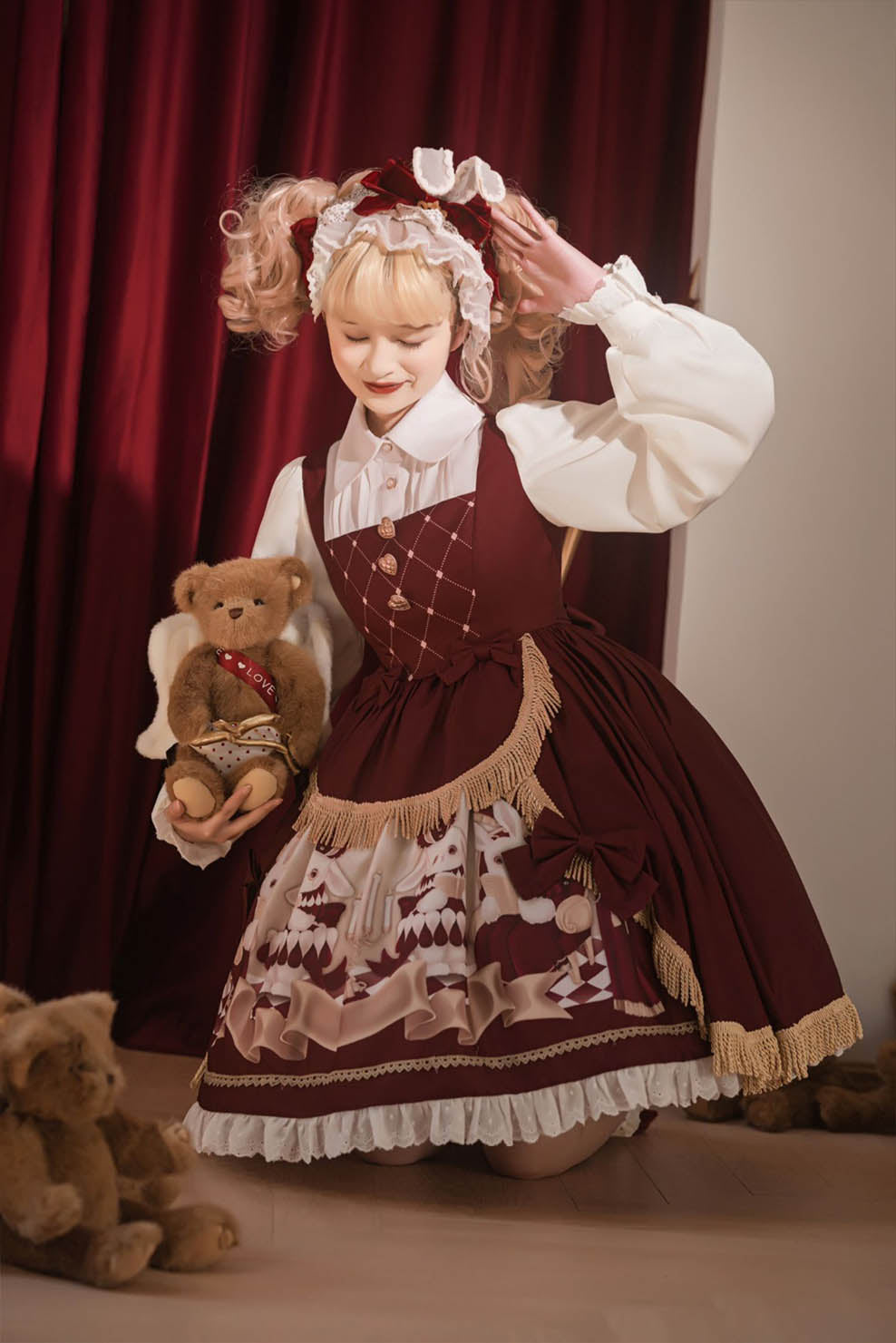 OP♥Ready to Ship♥Bunny Reading Club♥Lolita Dress