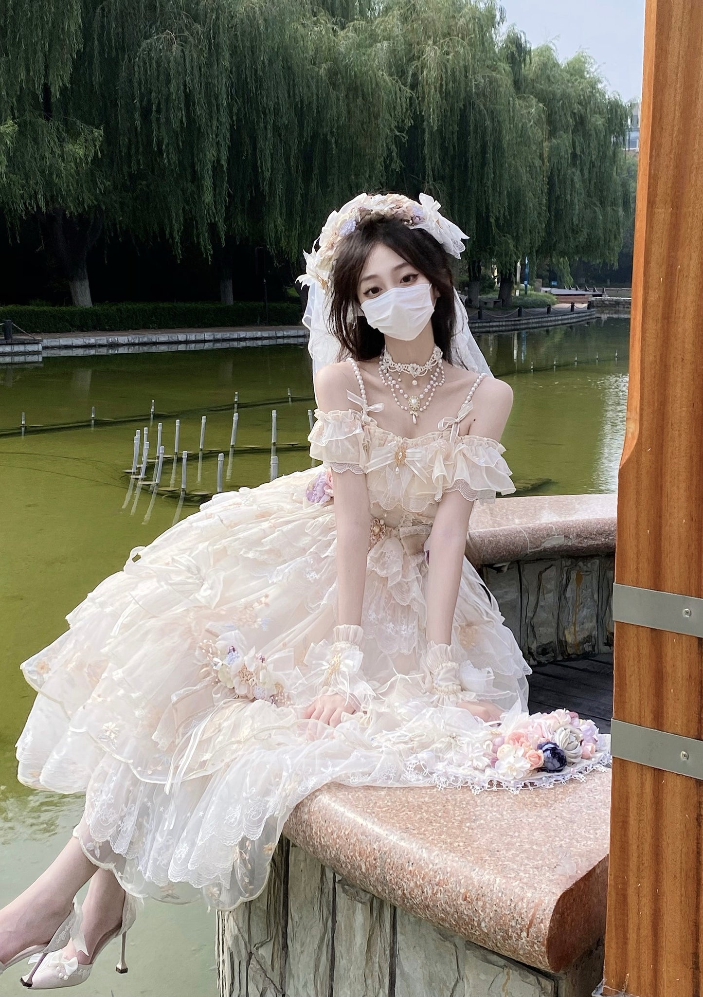 JSK Dress♥Pre-order-2 Months♥ Flower God Flora ♥Hime Lolita Dress