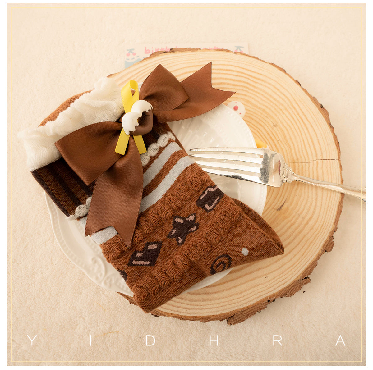 No.1 Cake Intheworld Socks By Yidhra