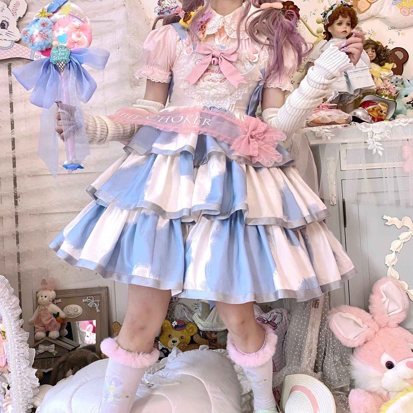 JSK Dress♥Pre-order 3 weeks♥ Strawberry Cow♥Sweet Lolita Dress