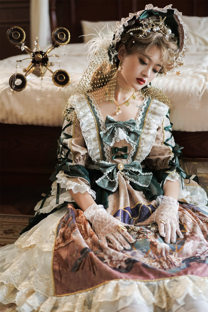 OP ♥Ready to Ship♥Deer God Carols♥Lolita Dress