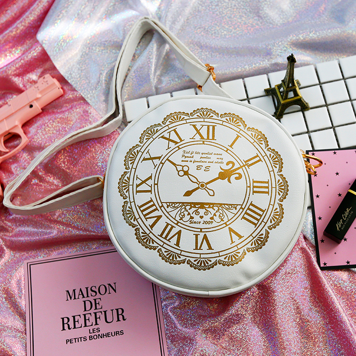 Sweet Lolita Cute Alice Clock Crossbody bags