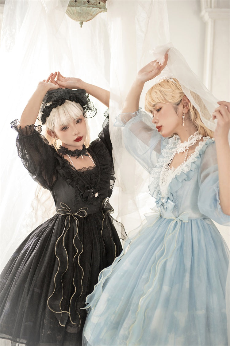 OP♥Ready to Ship♥Planet Butterfly♥Sweet Lolita Dress