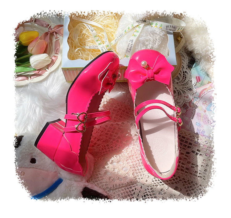 Sweet Lolita Low Heel Shoes-Miss.Winnie