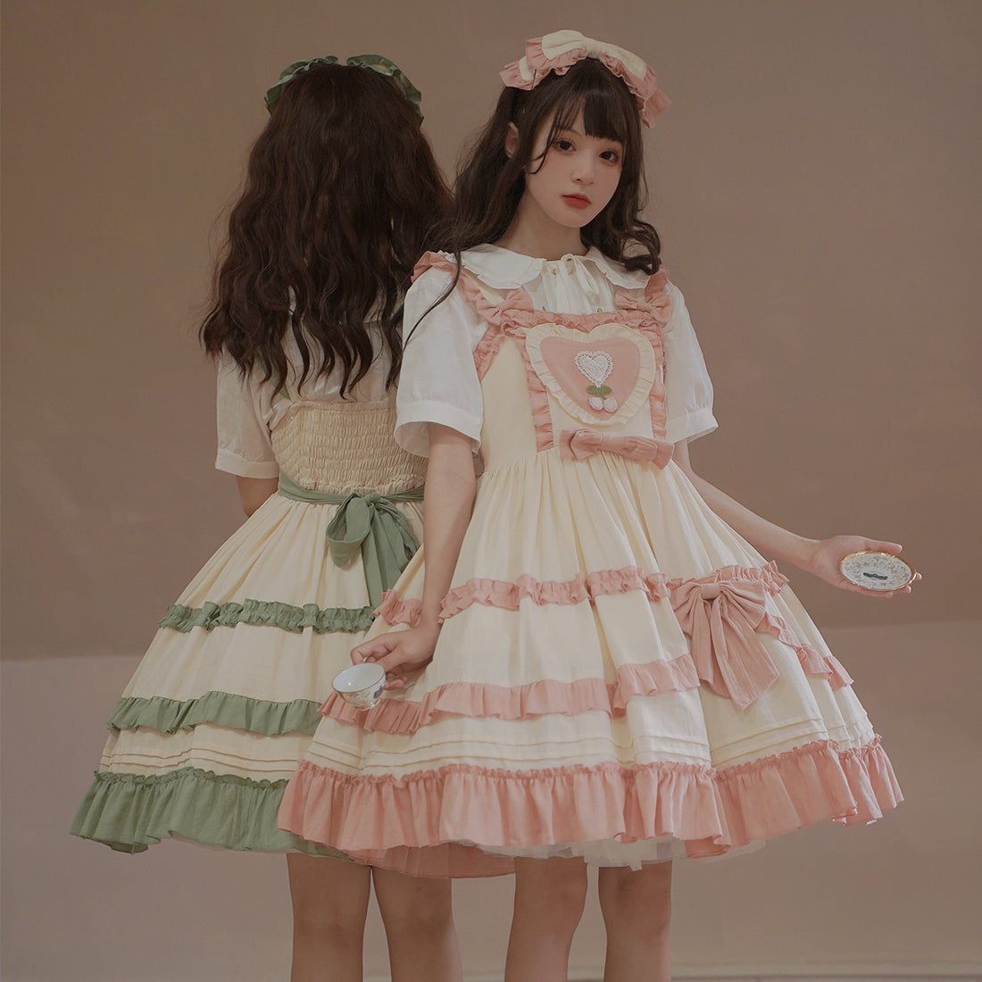 JSK Dress♥Ready to Ship♥Cherry Abbey♥ Sweet Lolita Dress