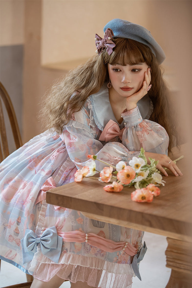 OP♥ Ready to Ship♥Rabbit Candy Wrapper ♥Sweet Lolita Dress
