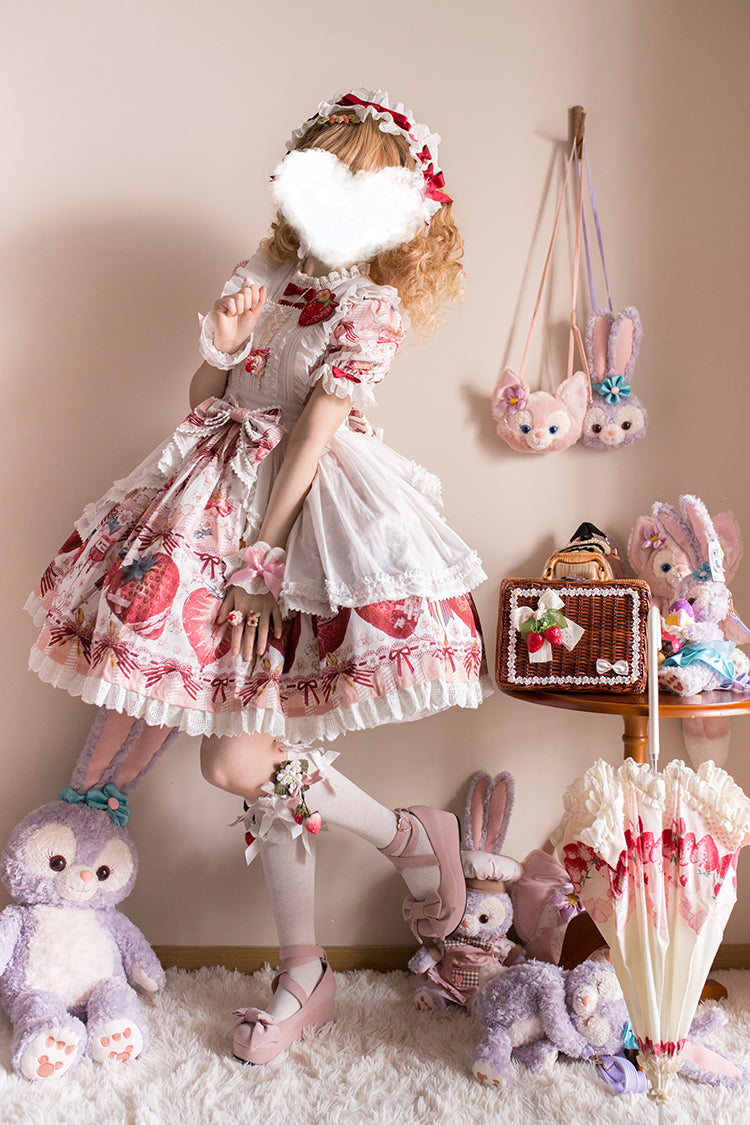 JSK & OP Dress♥Ready to Ship♥ Strawberry Revolution ♥Sweet Lolita Dress