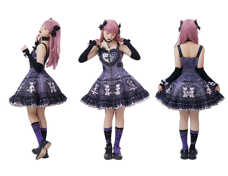 JSK ♥Ready to Ship♥Devil's Heart♥Gothic Lolita Dress
