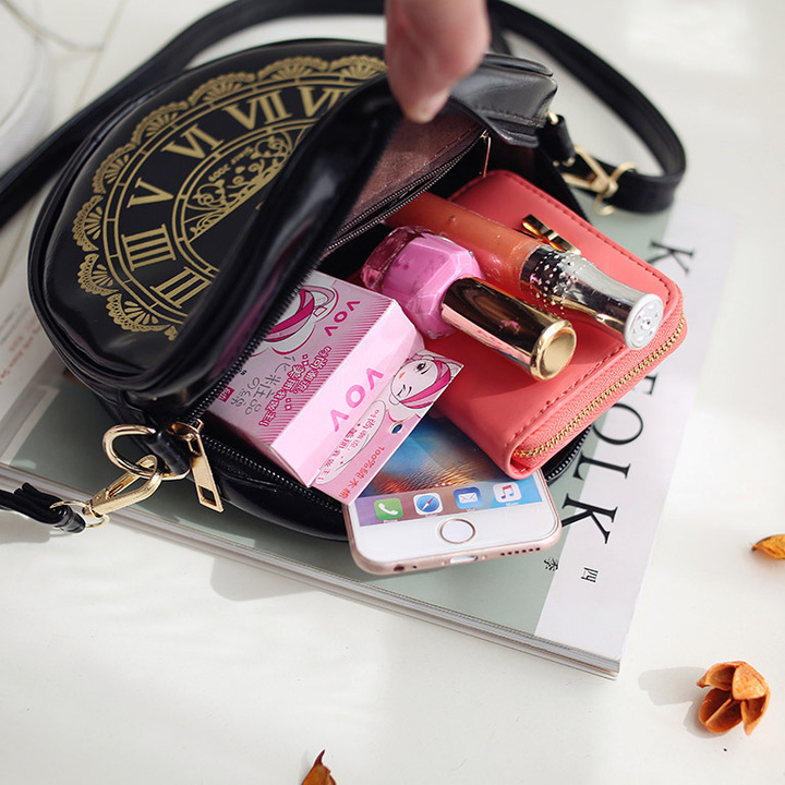 Sweet Lolita Cute Alice Clock Crossbody bags