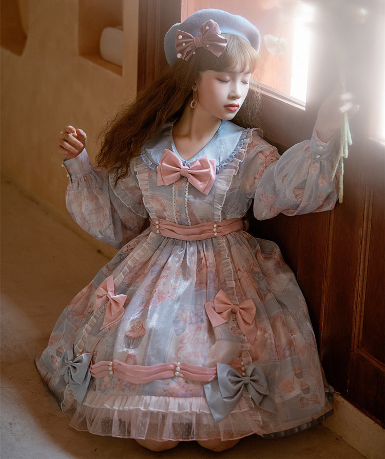 OP♥ Ready to Ship♥Rabbit Candy Wrapper ♥Sweet Lolita Dress