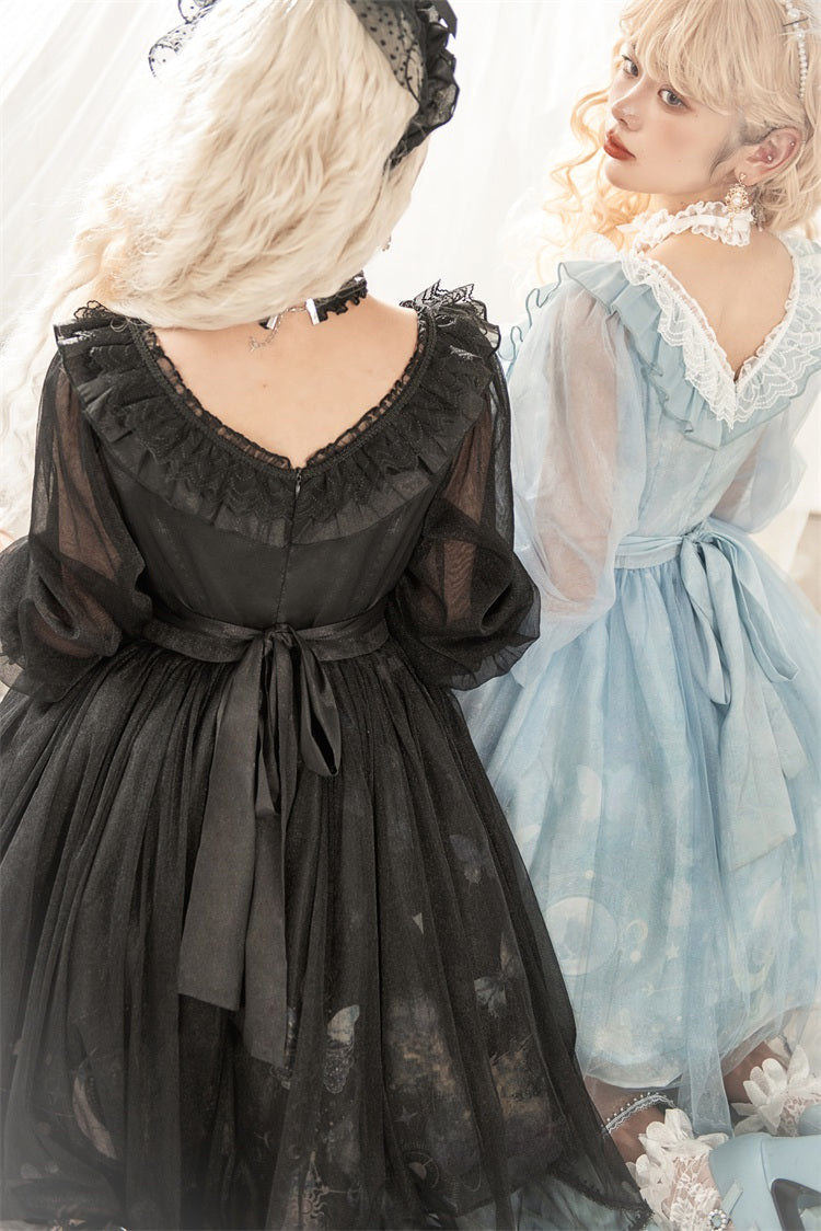 OP♥Ready to Ship♥Planet Butterfly♥Sweet Lolita Dress