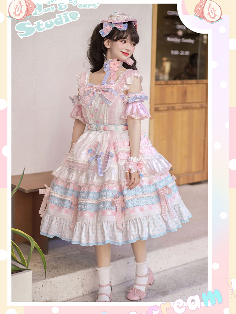JSK Full Set ♥Pre-order♥Ice Cream Cake ♥Sweet Lolita Dress